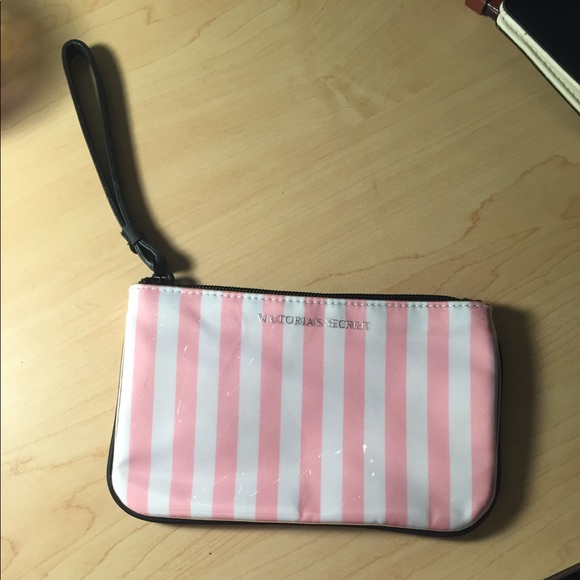 PINK Victoria's Secret Handbags - 🎀 Victoria’s Secret striped wristlet